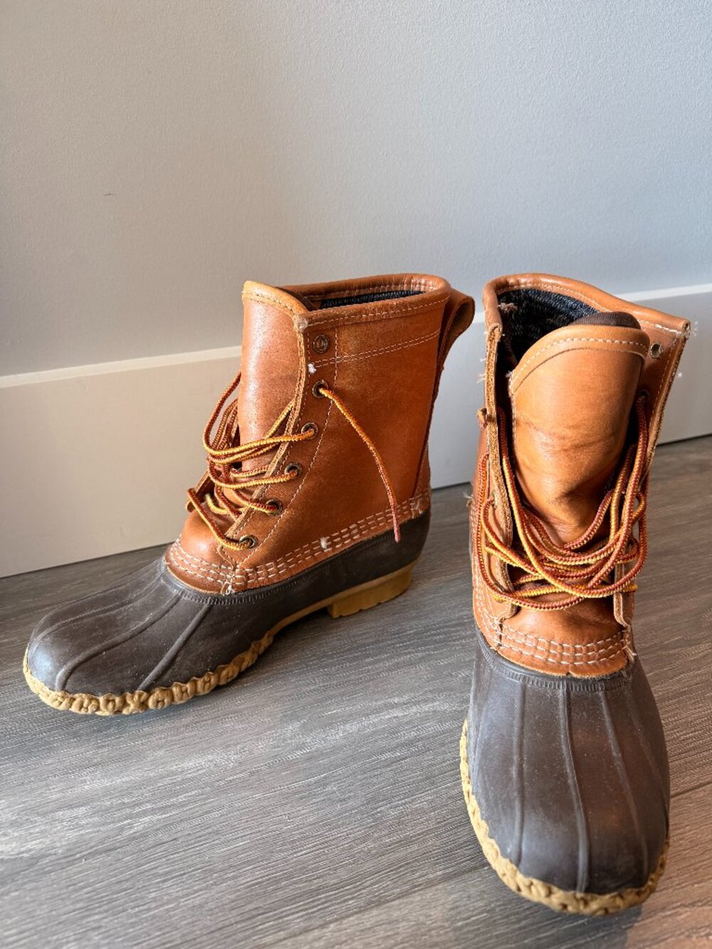 LL Bean Duck Boots, 8" with Thinsulate